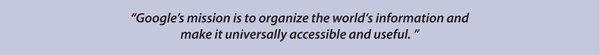 Google Mission Statement