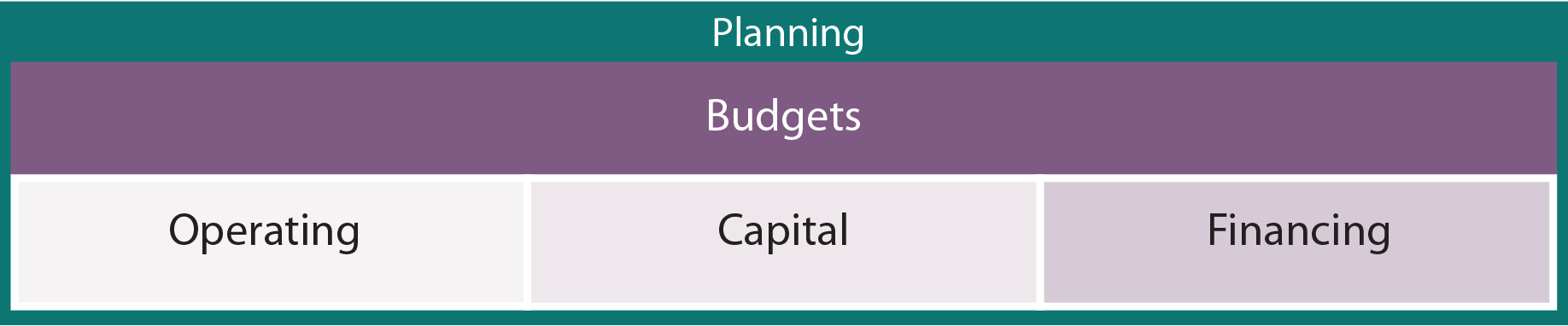 Managerial Accounting Functions - Budget Chart